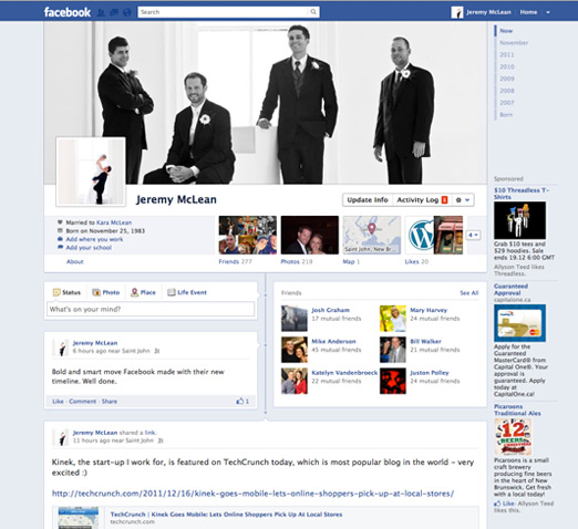 facebook-timeline Facebook timeline